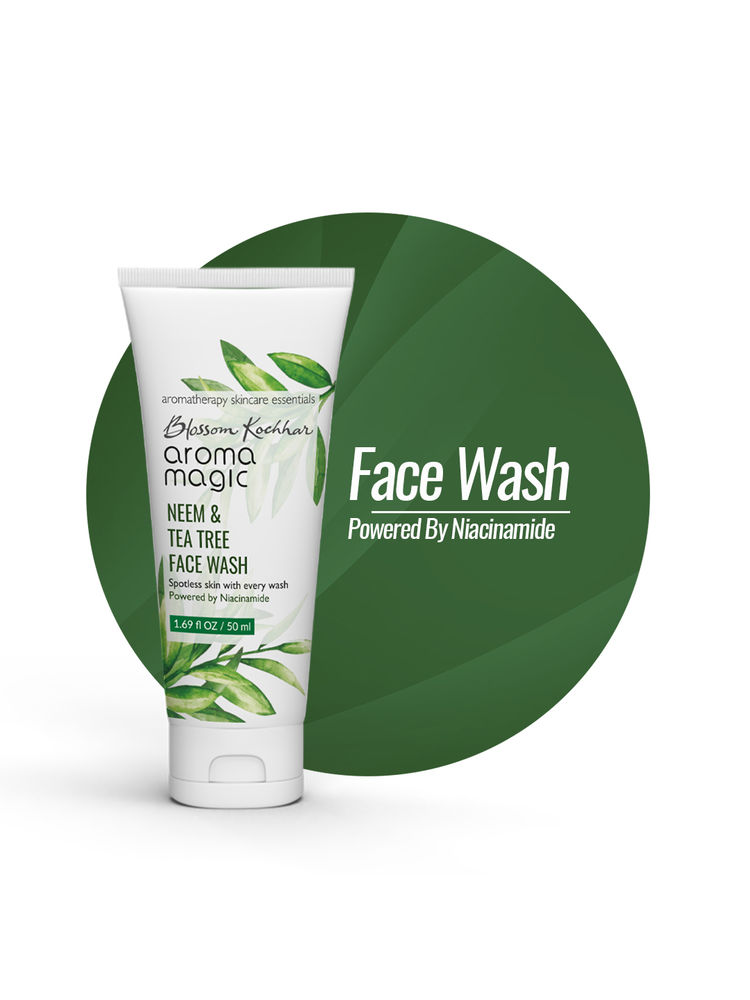 Aroma Magic Neem & Tea Tree Face Wash (Powered By Niacinamide)-image-33
