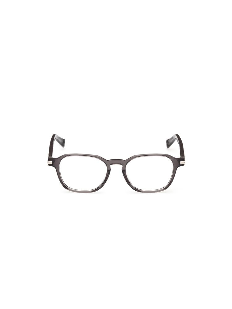 Ermenegildo Zegna Men Acetate Grey Frame Clear Lens Rectangle Full Rim Frame-Ez5332 51 020 (51)-image-31