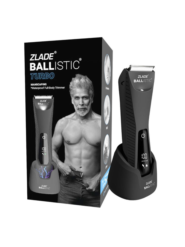 Zlade Ballistic Turbo Full-Body Manscaping Trimmer With Ceramic Blades