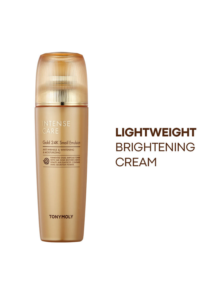 TONYMOLY Korean Intense Care Gold 24K Snail Emulsion to Nourish, Firm & Rejuvenate Dull, Tired Skin-image-25