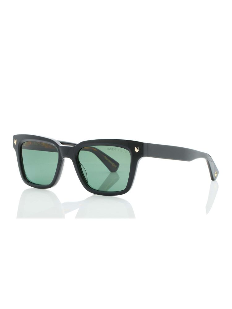 Shisen Fox Okinawa Black - Brown & Polarized 2.0 Frame Green Lens Sunglasses (54)-picture-14