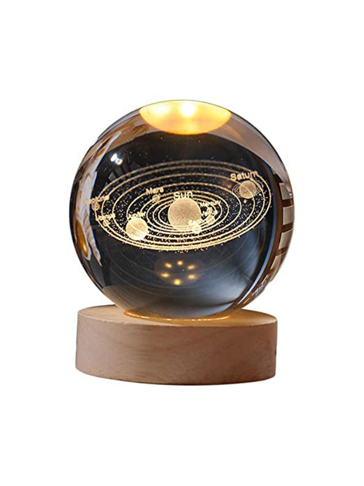 Awestuffs Solar System 3D Crystal Ball Night Light Glass Lamp-picture-16