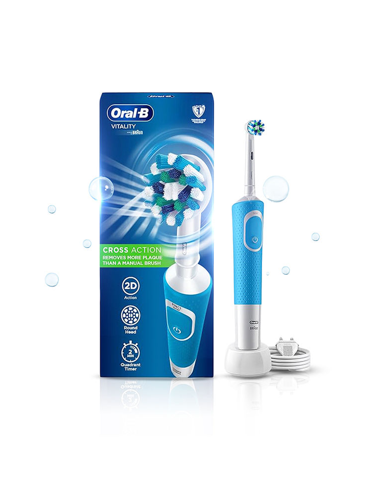 Oral-B Blue Vitality Cross Action Electric Rechargeable Toothbrush