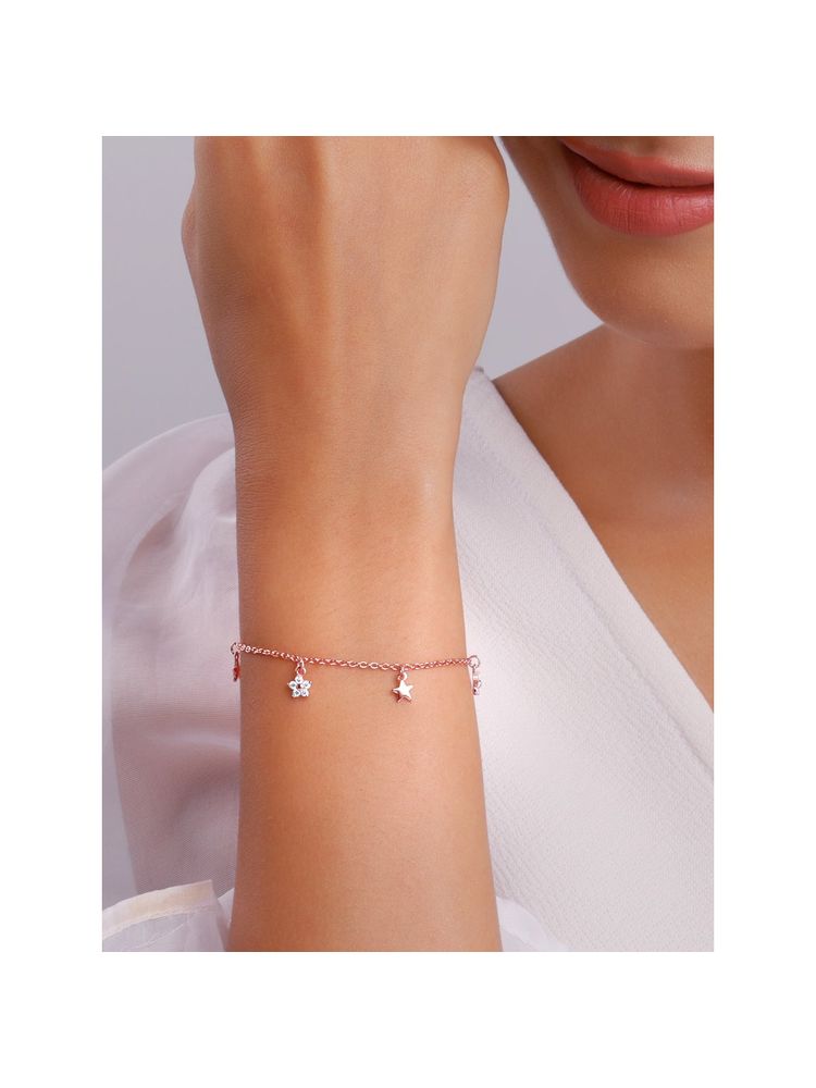 GIVA 925 White Starlit Dreams Bracelet-image-6