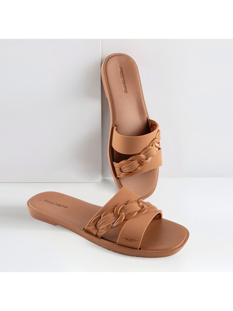 Red Tape Women's EVA Comfort Brown Flats-picture-33