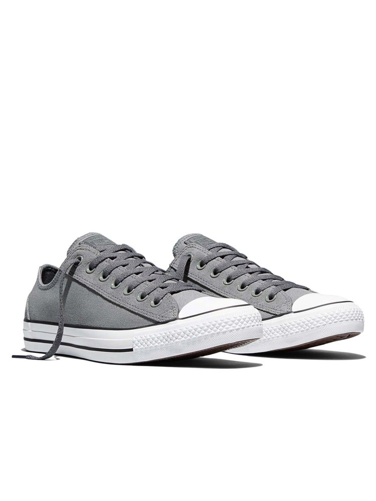 Converse Unisex Chuck Taylor All Star Canvas and Suede Low top Sneakers - Grey-picture-33