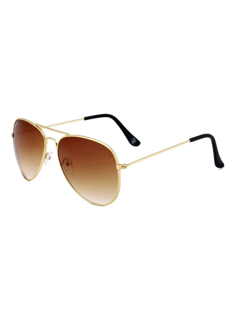 ROYAL SON Unisex Aviator Sunglasses Brown Gradient Lens -RS004AV-image-33