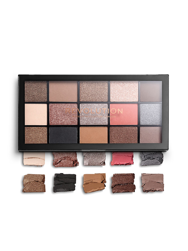 Makeup Revolution Reloaded Eyeshadow Palette 15 Smooth & Rich Shade-High Pay Off Formula - Hypnotic-picture-13