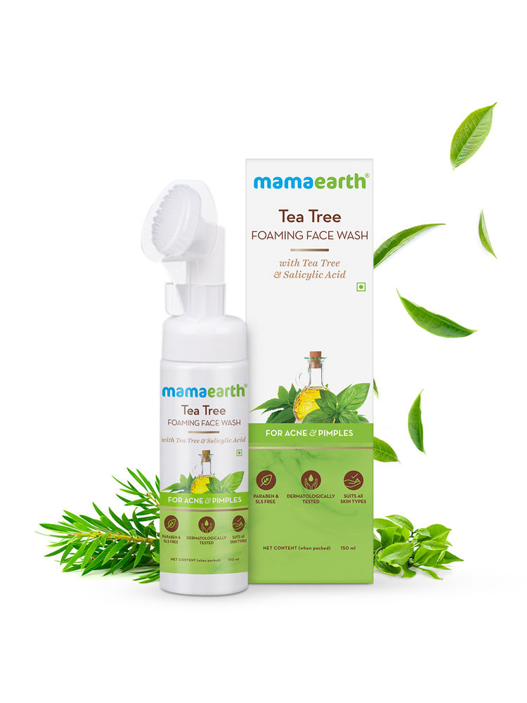 Mamaearth Tea Tree Foaming Face Wash With Tea Tree & Salicylic Acid For Acne & Pimples-image-39