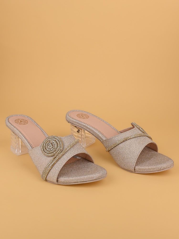 Alberto Torresi Women Gold Block Heels-image-49