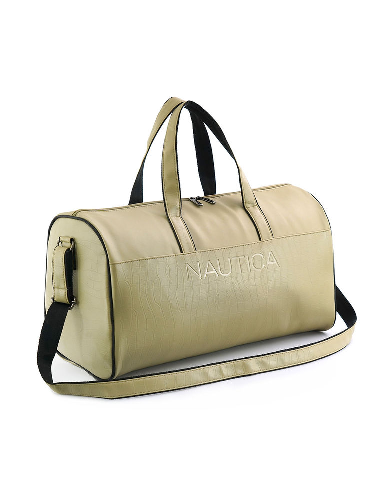 nautica accessories Nautica Green Unisex PU Compact & Comfortable Duffle Bag-picture-10