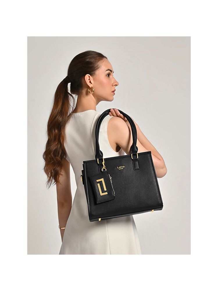 lavie luxe Duo Quad Satchel Bag Black (M)-picture-17