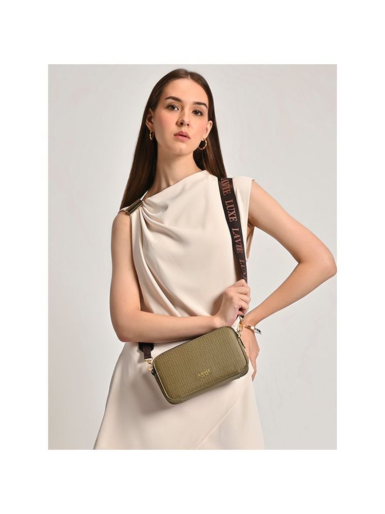 womens mono fenny25 box sling bag coffee (s)