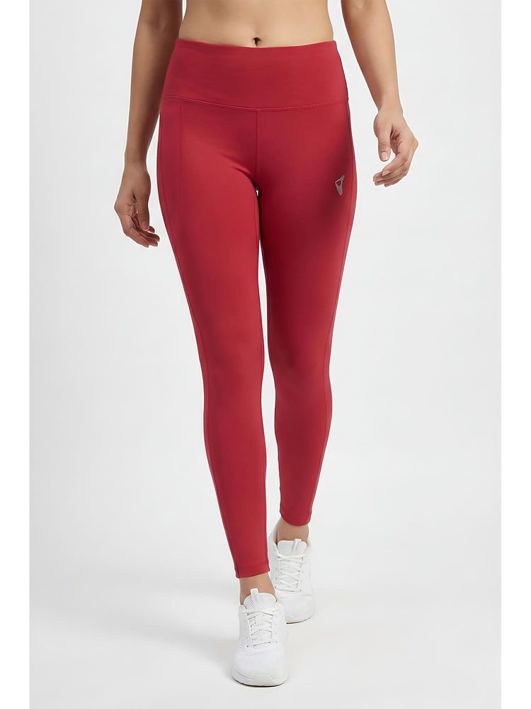 Zivame Red Polyester Solid Tights-picture-25