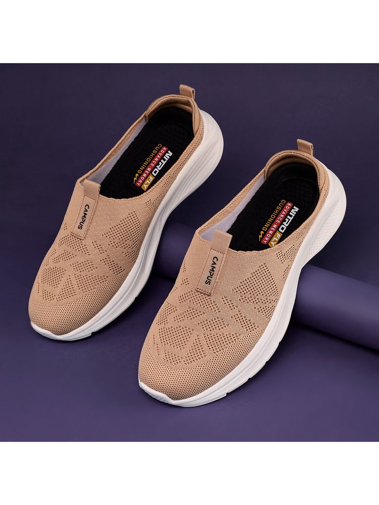 Campus Haze Women Beige Walking Shoes-image-33