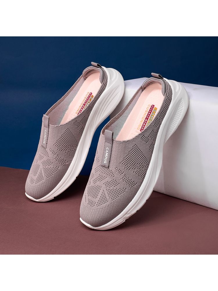 Campus Haze Women Mauve Walking Shoes-image-0