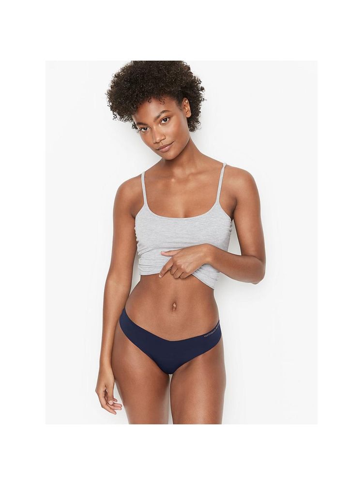 victoria's secret intimates Victoria's Secret Blue Sexy Illusions by No-Show Thong Panty (XL)-picture-14