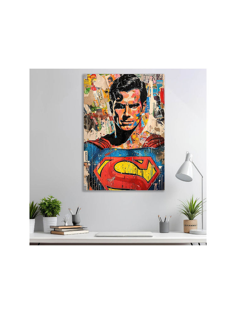Dekorstation Superman Vibrant Superhero Wall Art Modern Decor For Fans And Collectors-picture-15