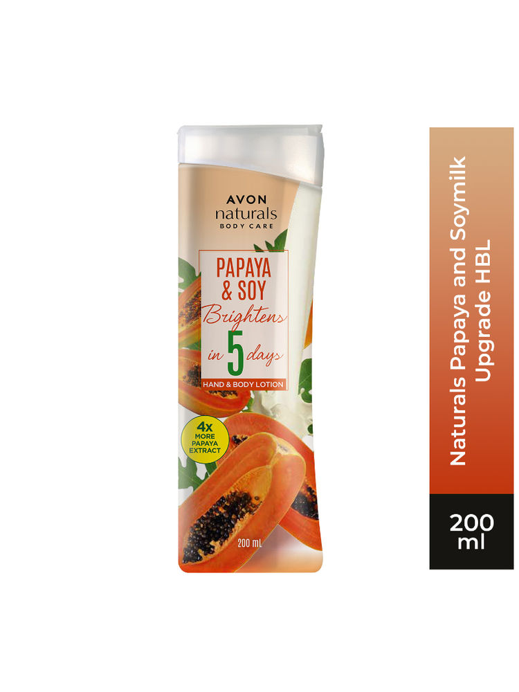 Avon Naturals Papaya And Soy Hand & Body Lotion Upgrade HBL 4x More Papya Extract-picture-20