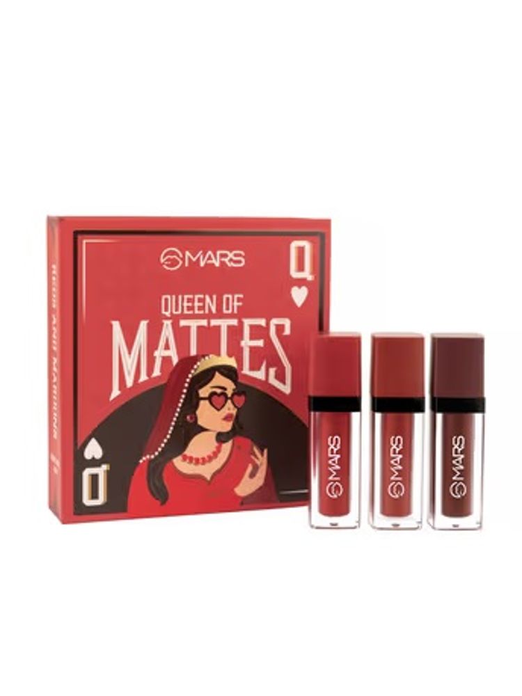 MARS Queen Of Mattes Reds & Maroons Liquid Lipsticks