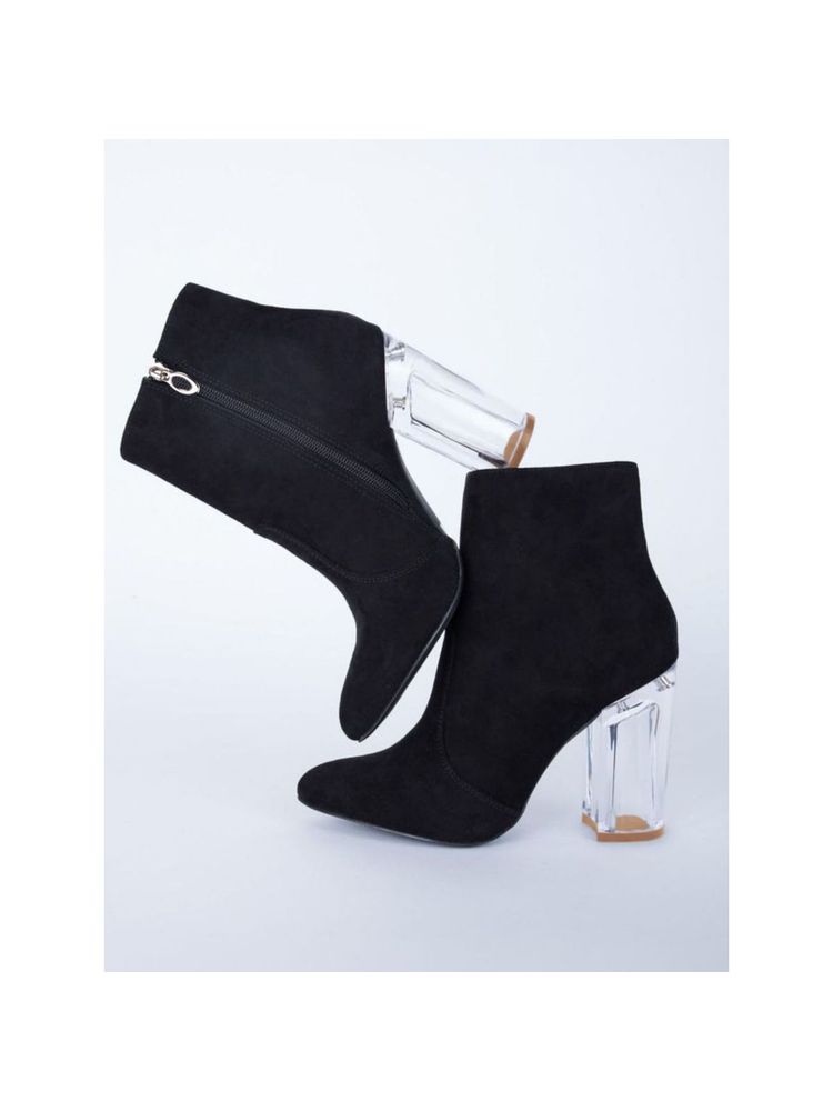 Shoetopia Women Black Solid Regular Boots-image-16