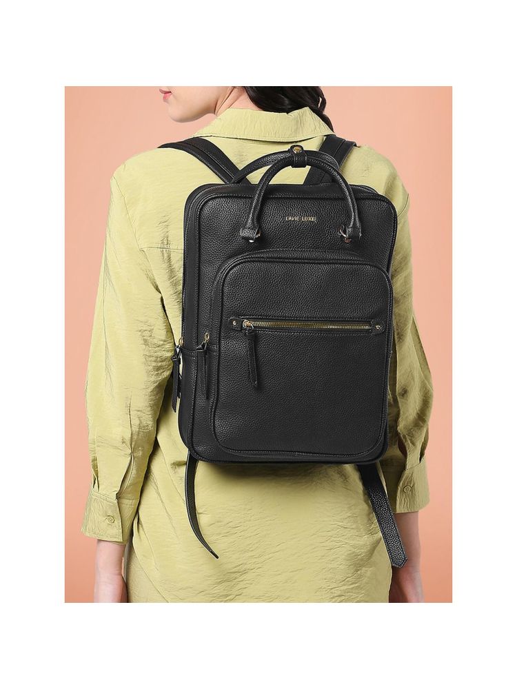 Lavie Luxe Women's Harris 14 Inch Fashion Laptop Backpack (Black) (L)-picture-26
