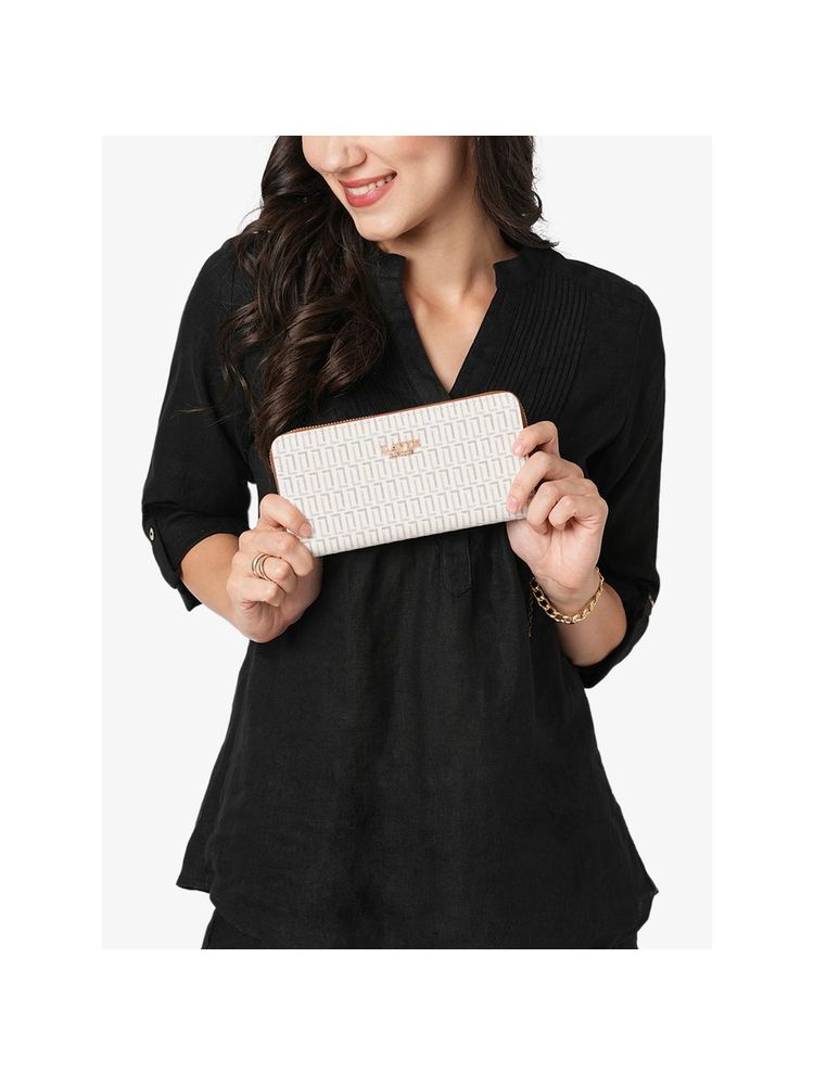 Lavie Luxe Women's Sacy Wallet (White) (L)-picture-21