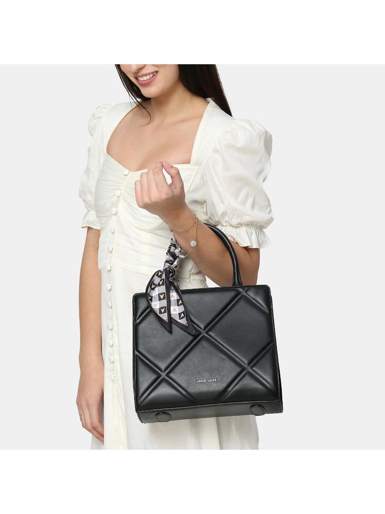 Womens Quare25 Satchel Bag Black (M)