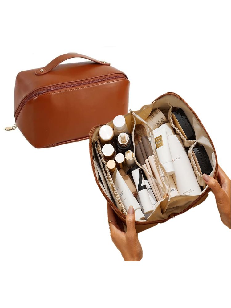 FYOLI Makeup Pouch And Cosmetic Storage Makeup Bag (Colour May Vary)