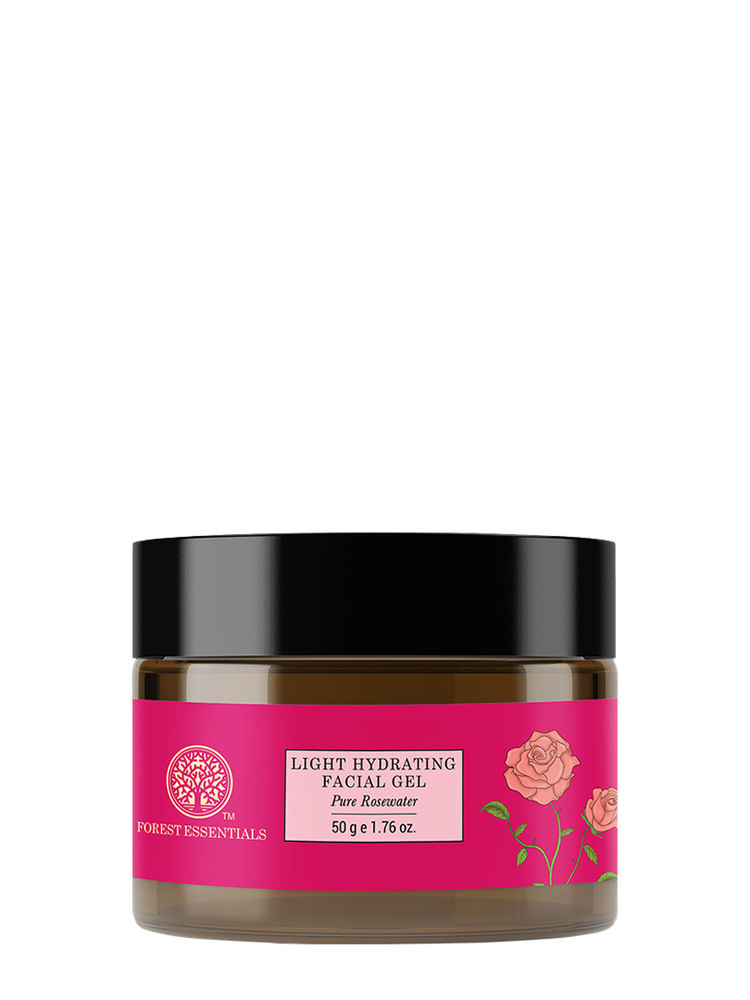 Forest Essentials Light Hydrating Facial Gel with Pure Rosewater - Ayurvedic Lightweight Moisturiser-image-28