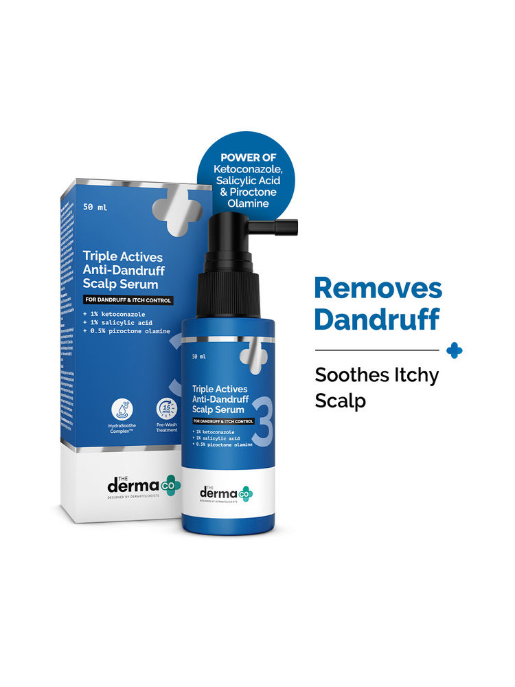 The Derma Co Triple Actives Anti-Dandruff Scalp Serum