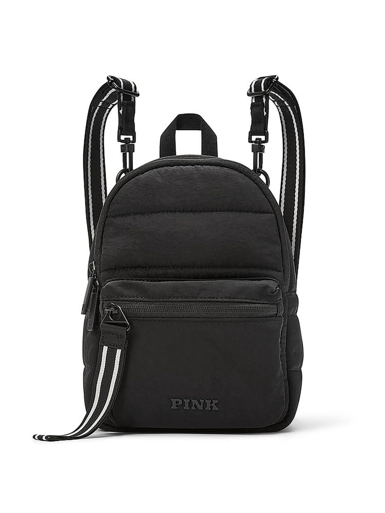 victoria's secret accessories Victoria's Secret Black Mini Convertible Backpack-picture-27