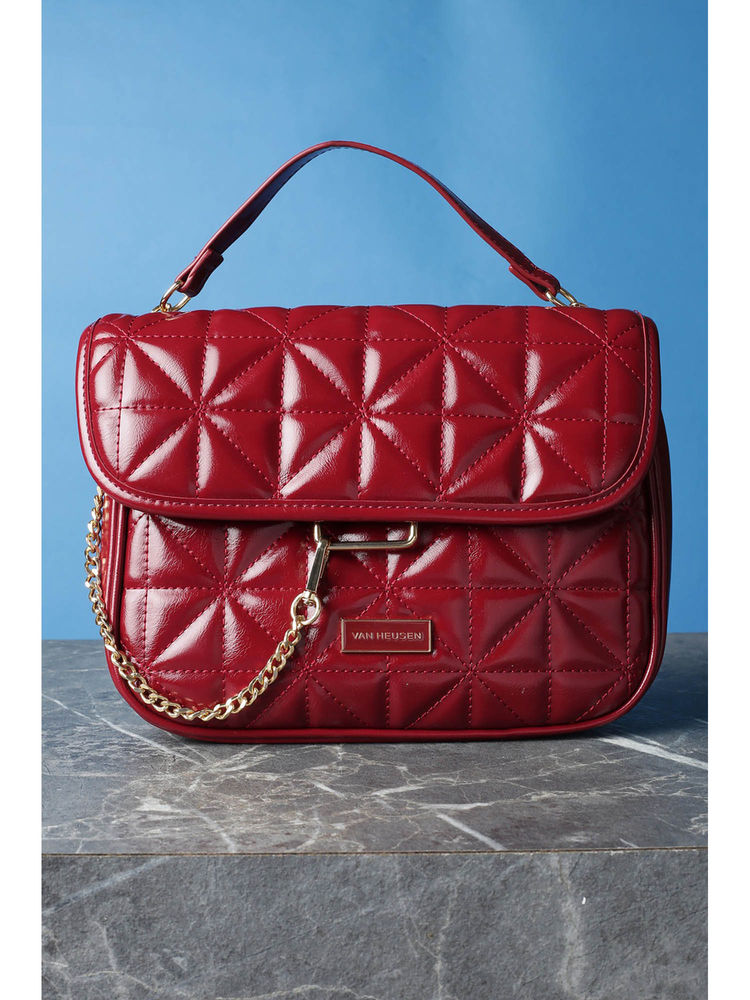 Van Heusen Women Maroon Solid Casual Sling Bag-picture-21