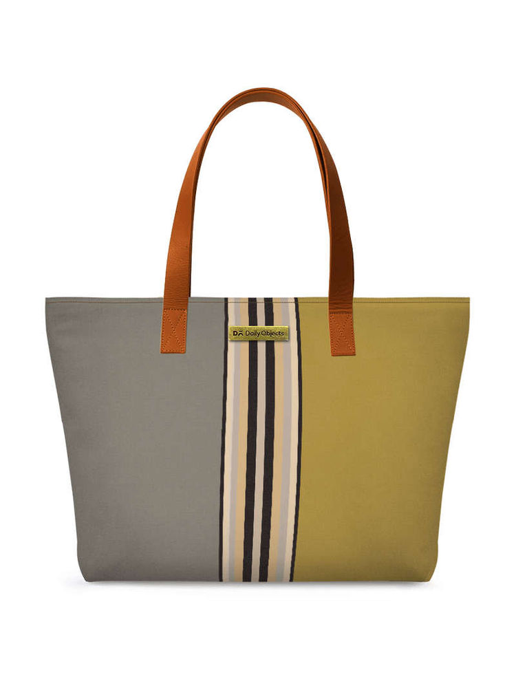 DailyObjects Olive & Mustard Fatty Tote Bag-picture-12