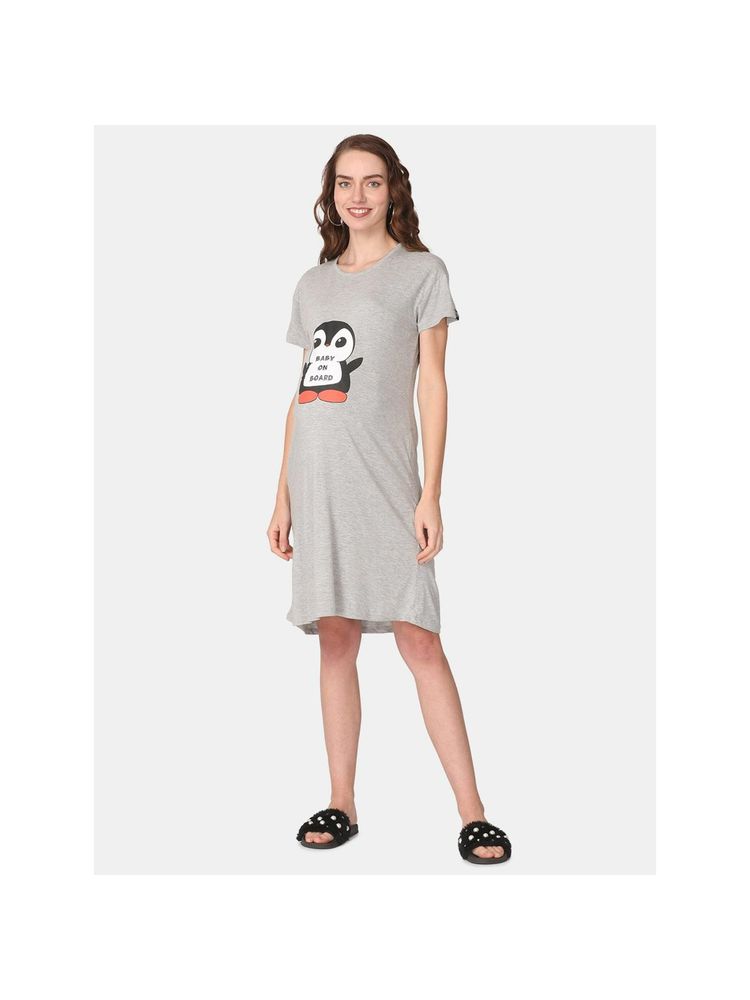 The Mom Store Baby On Board Maternity T- Shirt Dress-picture-11