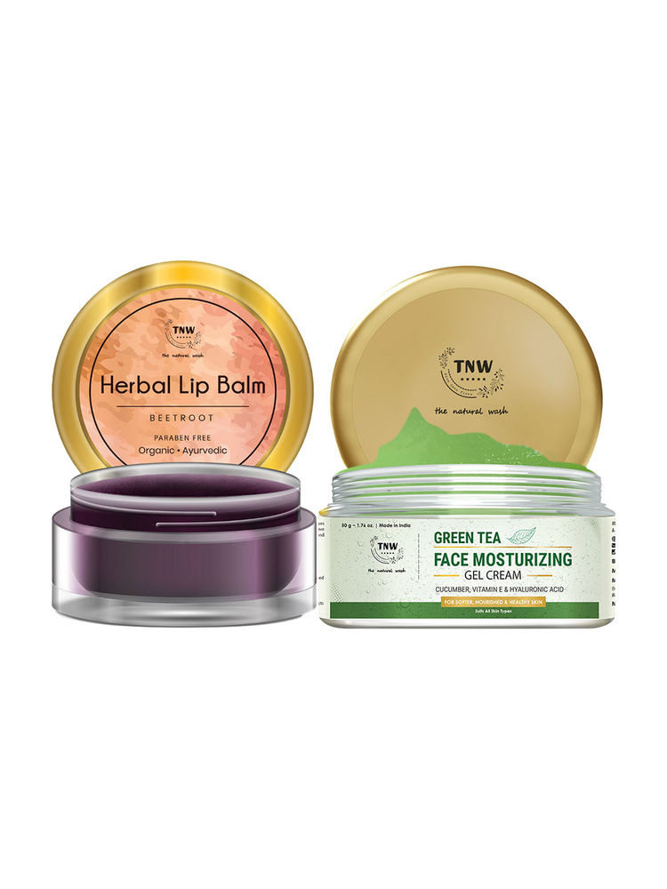 TNW The Natural Wash Beetroot Lip Balm & Face Moisturizing Gel Cream-image-3