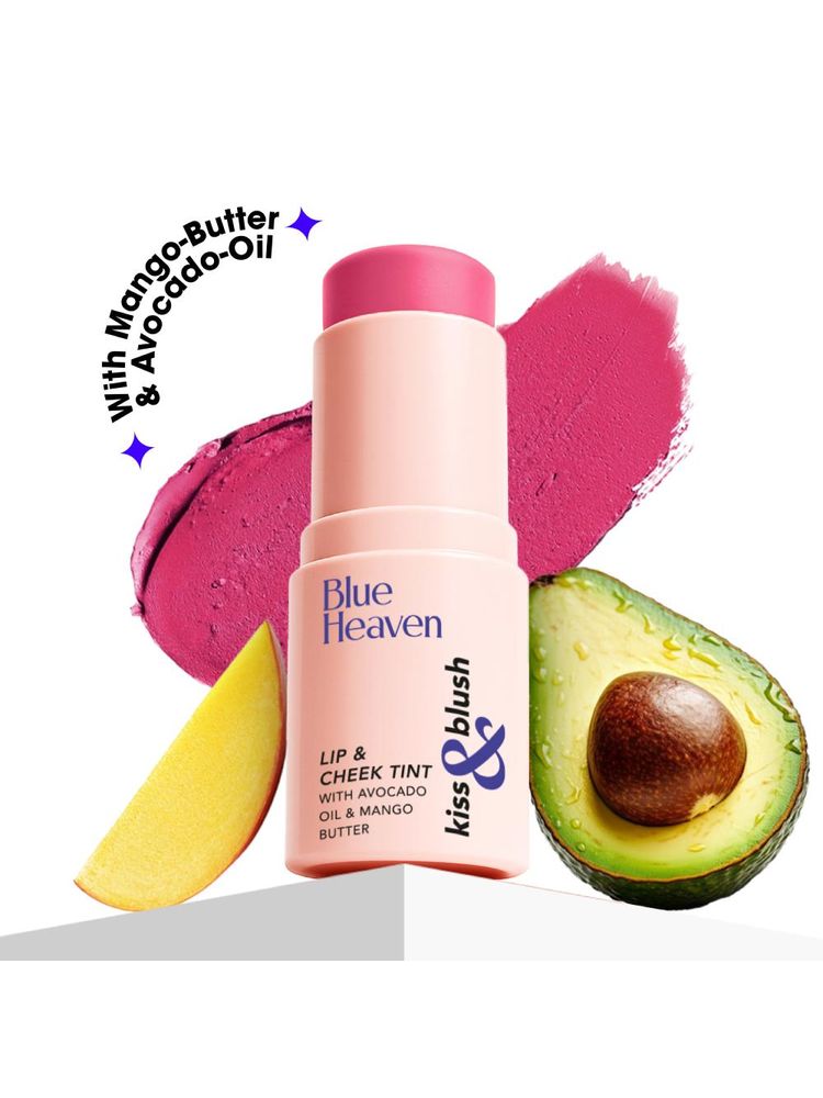 Blue Heaven Kiss & Blush Lip And Cheek Tint - Flashy Pink-picture-5