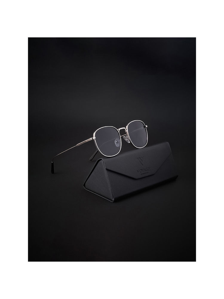 Voyage UV Protected & Polarized Black Round Sunglasses for Unisex Adult - 2036PMG4112-image-22