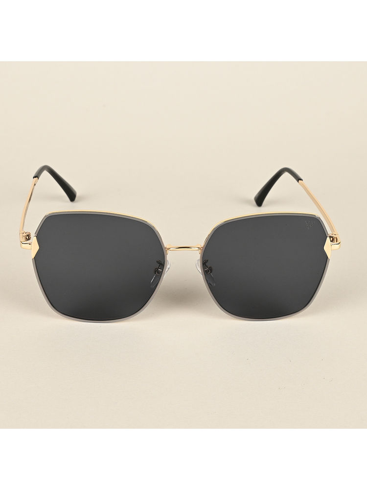 Voyage Black Oval Sunglasses for Women - 444MG4326-image-36