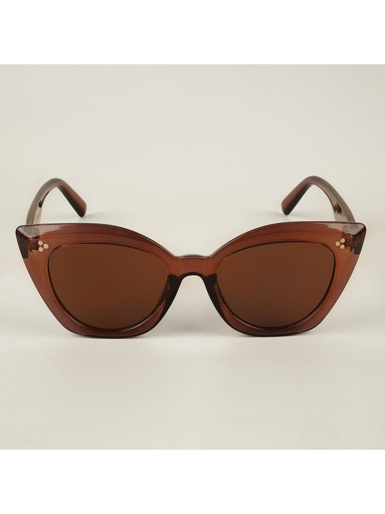 Voyage UV Protection Brown Cateye Sunglasses for Women - 450MG4086-picture-28
