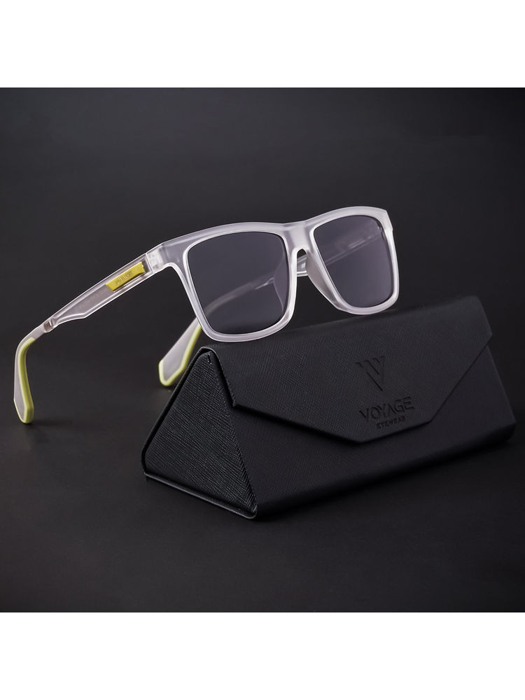 Voyage Clear Polarized Wayfarer Sunglasses for Men & Women - 892PMG4476-picture-36