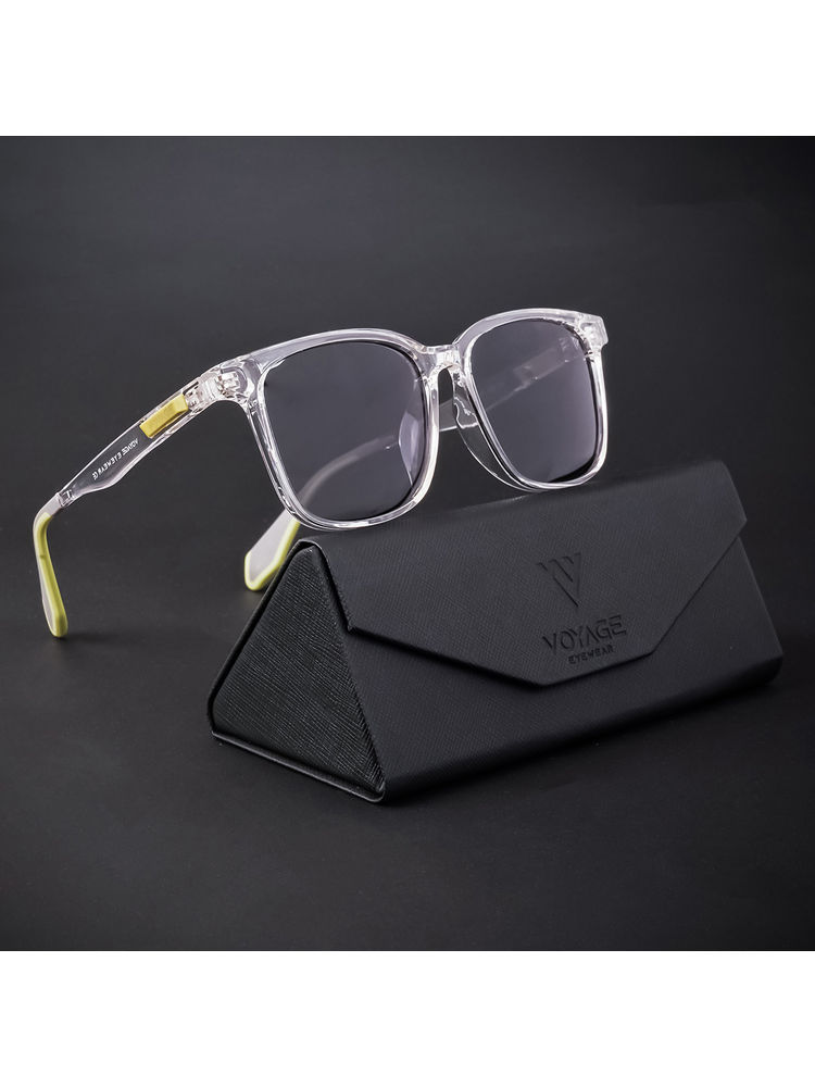 Voyage Clear Polarized Wayfarer Sunglasses for Men & Women - 893PMG4463-image-20