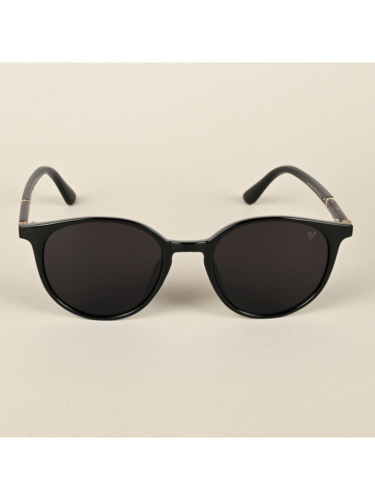 Voyage Black Round Sunglasses for Women - A3099MG4267-picture-35