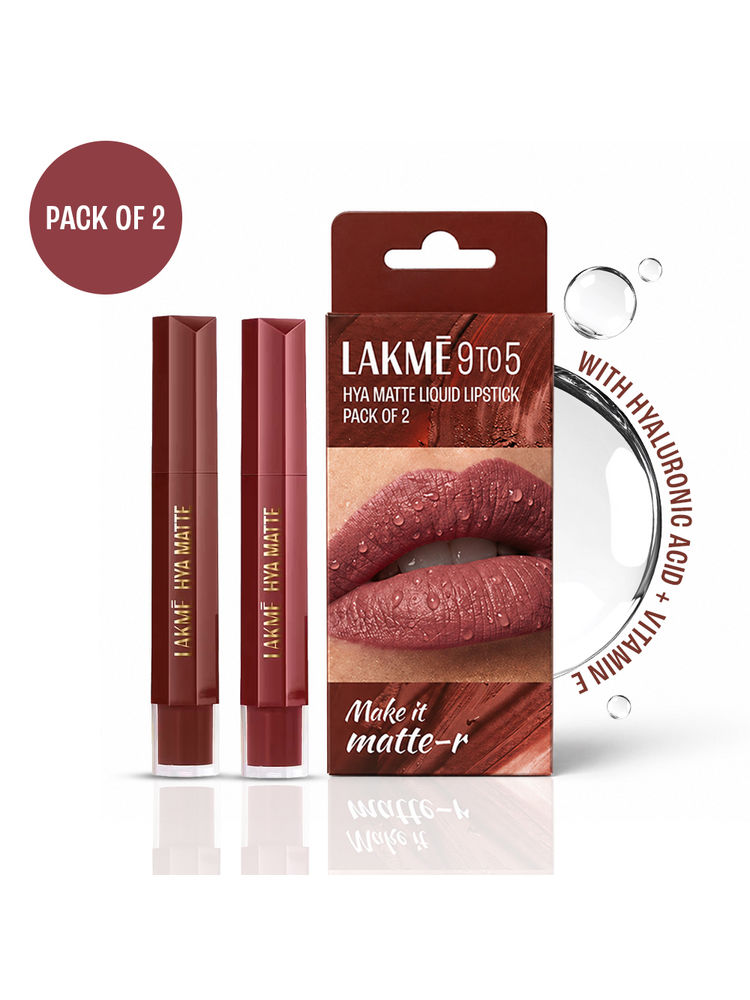 Lakme 9 To 5 Hya Matte - Make It Matter - Pack Of 2-picture-27