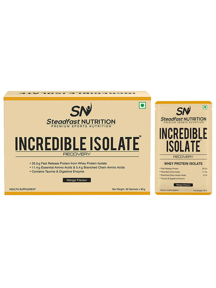 Steadfast NUTRITION Incredible Isolate Whey Protein Blend The Instant Recovery - Mango-picture-41