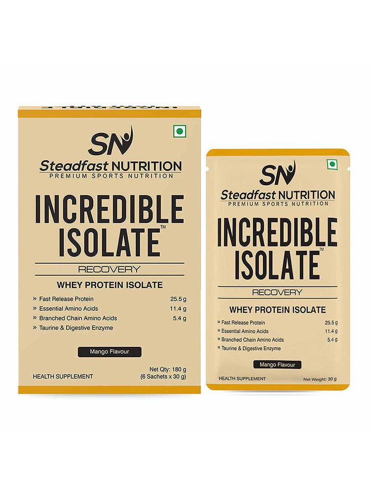 Steadfast NUTRITION Incredible Isolate Whey Protein Blend The Instant Recovery Mango-picture-38