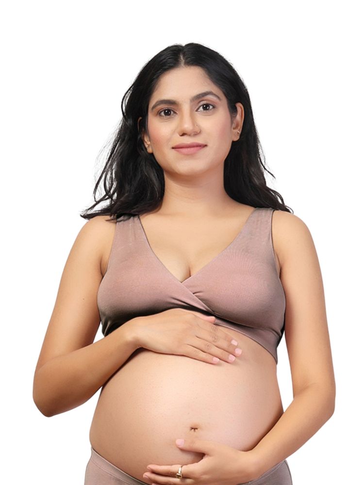 Zelena Maternity Padded Nursing Bra - Woodrose-picture-45