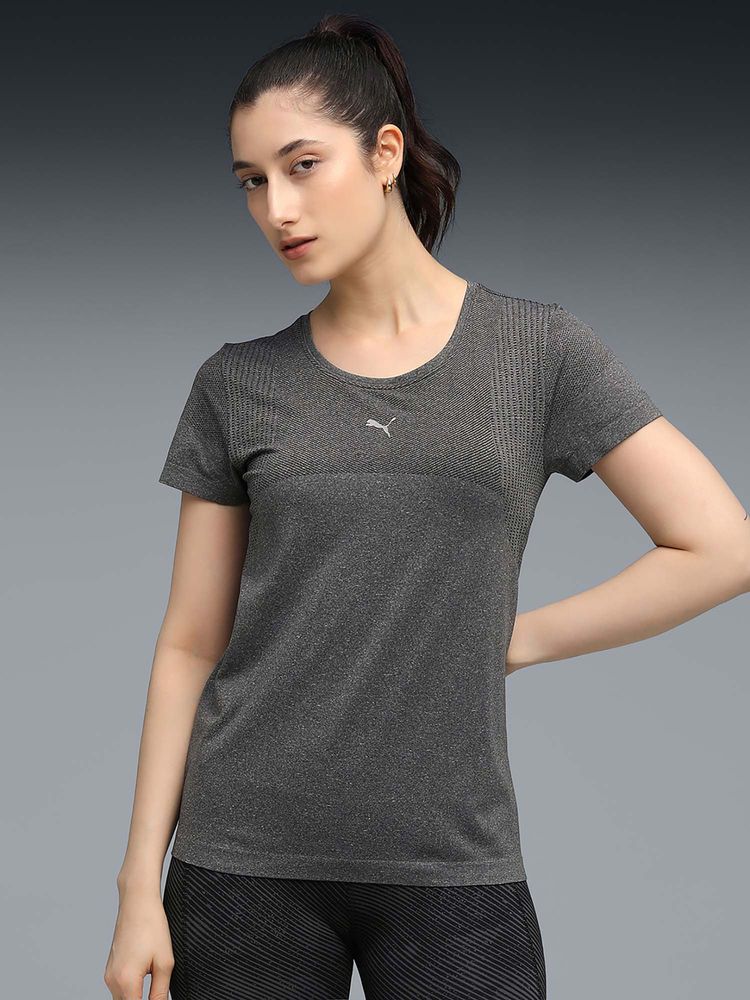 Puma Black Train All Day Tech Women's Seamless Training T-Shirt-picture-46