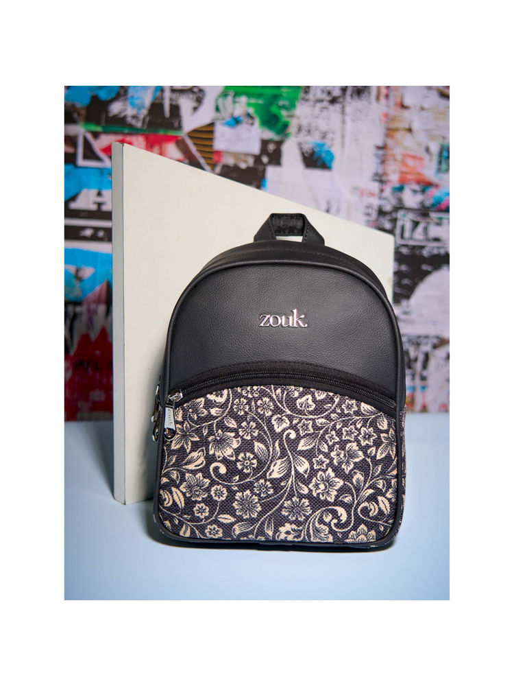 Zouk Women Black FloMotif Dalila Mini Backpack-picture-38