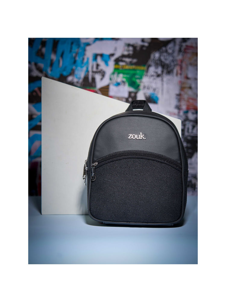 Zouk Women Black Dalila Mini Backpack-image-21